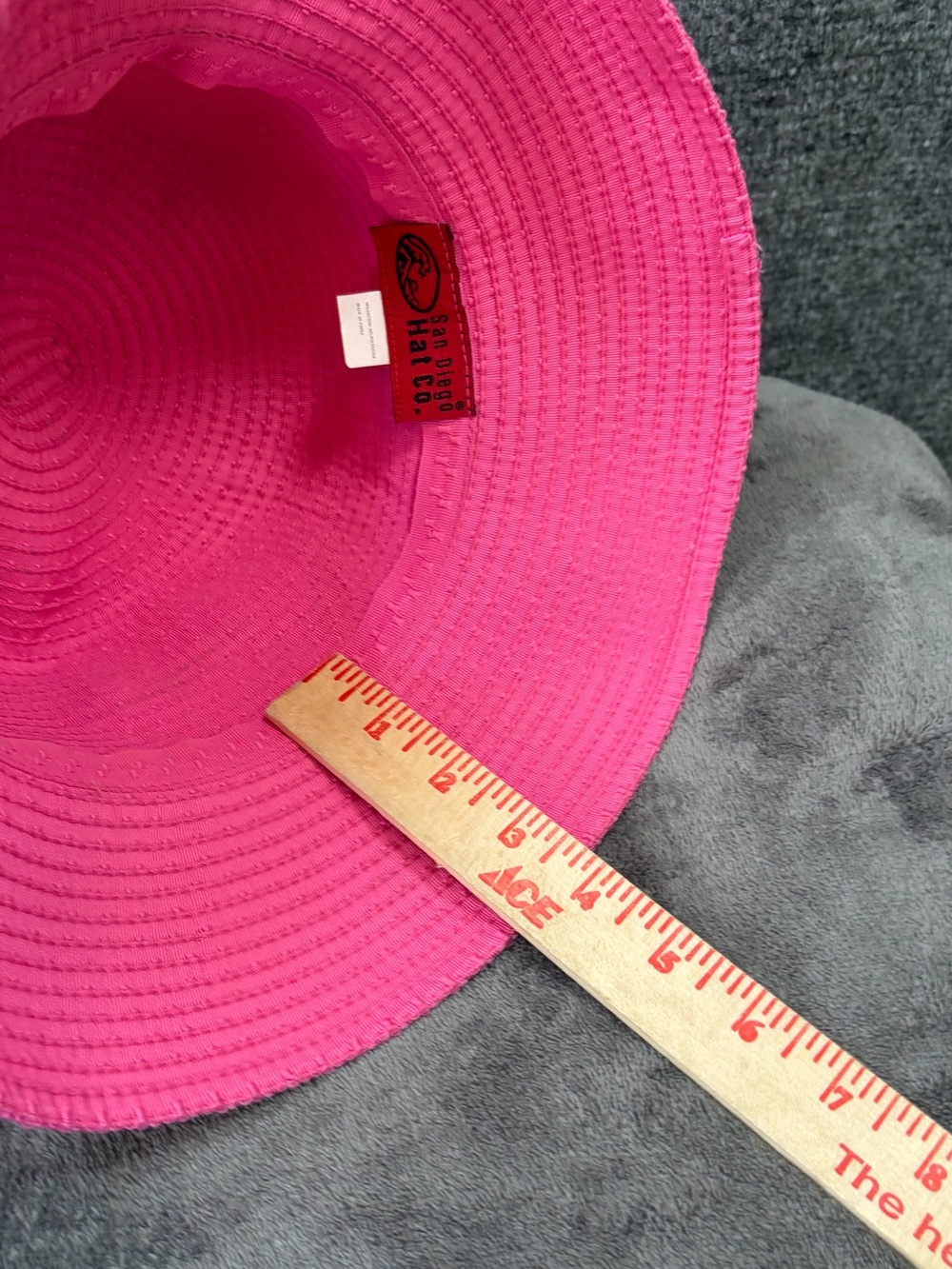 San Diego Hat Company Hot Pink Knit Bucket Hat - Picture 11 of 11